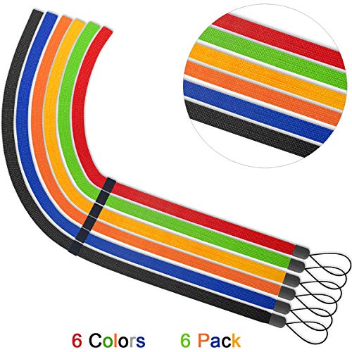 AMUU Lanyards Adjustable 6 Pcs for Walkie-talkie,Cruise,Keys,Pen,Phone | Neck Lanyards id Badges Holder Office,Cell Phones,USB,Whistles,iPod - color: 6 Pack Colors Neck Lanyard