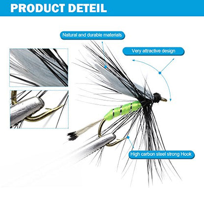 YZD Best Selection Flies Box - color: 225pcs Deluxe Box