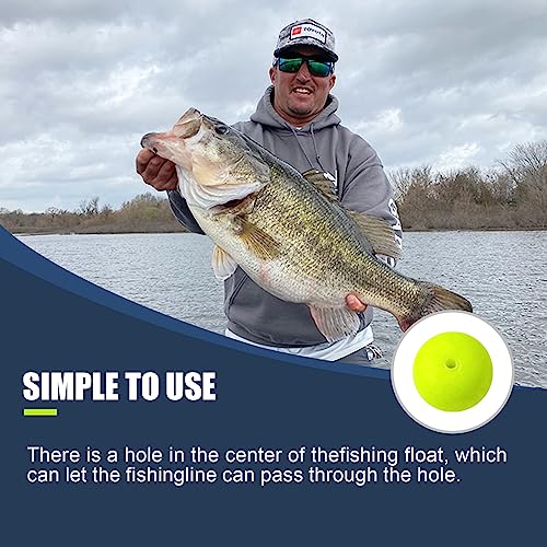 80/60/45 PCS Bullet Fishing Foam Floats Snell Float Surf Pompano Rigs Float for Spinner Rig Making Fly Fishing Strike Indicators for Trout Catfish Walleye