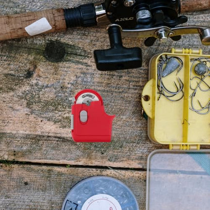 BESPORTBLE Electric Fishing Hook Tier Fishing Knot Tying Tool for Fast Hook Tying Compatible with Most Hooks Portable Tackle with Storage Case 3.34 X 2.75 X 0.59 in