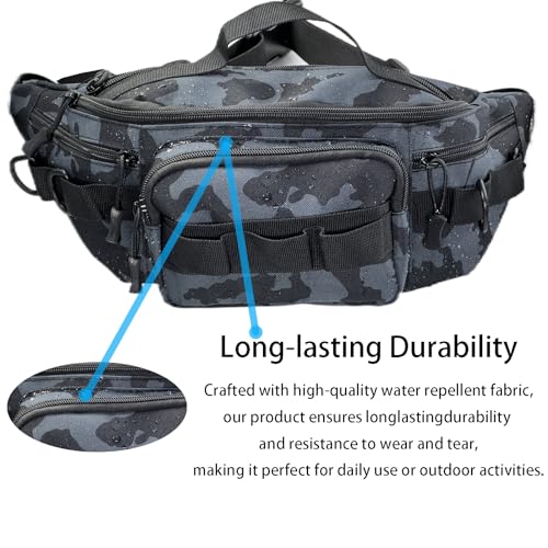 Fishing Fanny Pack for Men -Fishing Fanny Pack-Lightweight and Fishing Sling Pack - color: brown2