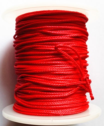 GPP Braided Bow Fishing Line (165ft/50m Spool 200-pounds) Dia 1.2mm - color: Red