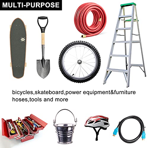 12PCS Heavy Duty Bike Storage Hooks Bicycle Wall Mounted Hooks Large Screw Hooks for Wall,Ceiling