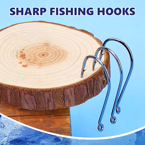 UCEC Circle Fishing Hooks Octopus Hooks Saltwater Freshwater, High Carbon Steel Offset Fishing Octopus Hook Set for Catfish Trout Fishing Size #1 1/02/03/04/05/06/07/08/0 170/ 100PCS - color: 100PCS Size: 1/0 2/0 3/0 4/0 5/0 6/0 7/0