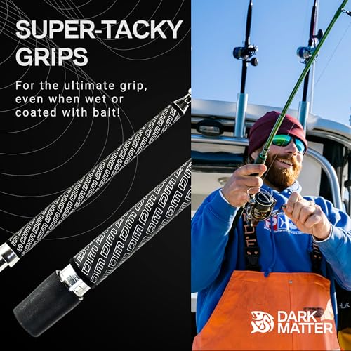 Dark Matter Psychedelic Casting Fishing Rods Medium Heavy Power X - High-Modulus M3 Carbon Nano Baitcaster Rod Saltwater and Freshwater Fishing Rods, 7ft Medium Heavy Baitcasting Rod - color: Silver, size: 7'0" Power - Z