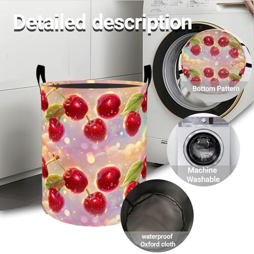 Cactus Laundry Basket Hamper 19.7"x15.8", Succulent Plant Foldable Waterproof Oxford Clothes Storage Bucket for Room Bathroom Bedroom Nursery Decor, Toy Organizer Bins Gifts for Kids Boys Girls - style: Cactus