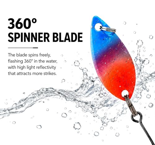 Fishing Gear Fishing Lures Set, Multi-Piece Tackle Kit with Crankbaits, Spoon Lures, Spinner Baits, Hooks, Sinkers and Various Lures for All Water Layers, Bass Trout Freshwater Saltwater Fishing