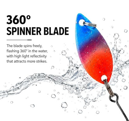 Fishing Gear Fishing Lures Set, Multi-Piece Tackle Kit with Crankbaits, Spoon Lures, Spinner Baits, Hooks, Sinkers and Various Lures for All Water Layers, Bass Trout Freshwater Saltwater Fishing