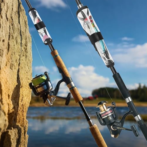 6 Pack Fishing Lure Covers, Bait Gloves Lure Wrap Fishing Bait Hook Cover Lure Guard to Keep Fishermen Fishing Safe for Fishing Rod (6 Inch) - size: 6 Inch - 6 Pcs
