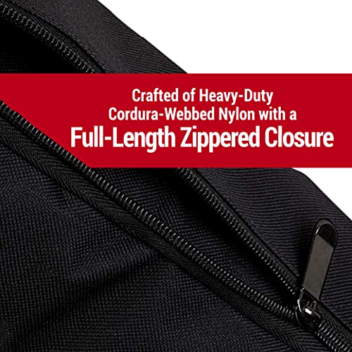 VidPro TC-22 Zippered Carrying Case 22" Long with Shoulder Strap and Carry Handle for Scopes Tripods and Light Stands and Other Equipment - size: 22" Long