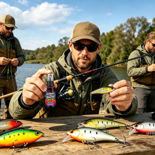 Fish Attractant 60ml Additive Lures Attraction with Fishy Stinky Scent | Fish Attractant Liquid for Bass Trout Carp Cod Lakes Rivers Reservoirs Sports Outdoors