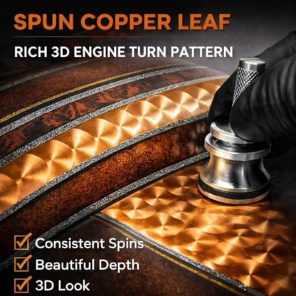 LiME LiNE Spinnable Leaf Sheets – Automotive Grade for Custom Paint (Gold - 1000 Sheets) - color: Gold -1000