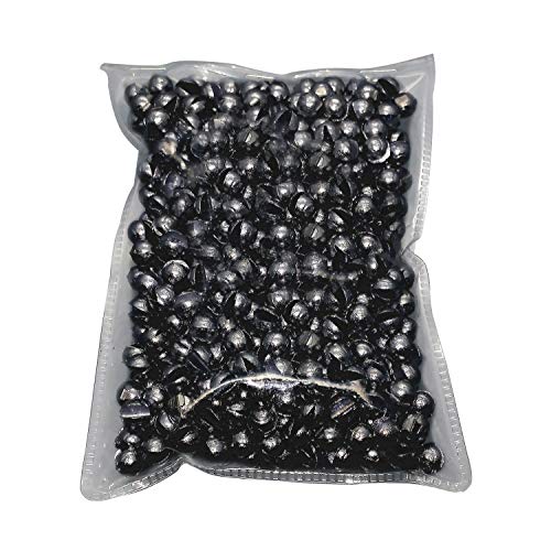 Fishing Sinkers and Weights,Removable Fishing Weights Split Shots Sinkers Carbon - Black 12 Size,Split Shot Fishing Weights - color: 0.30g/0.010oz 500pcs