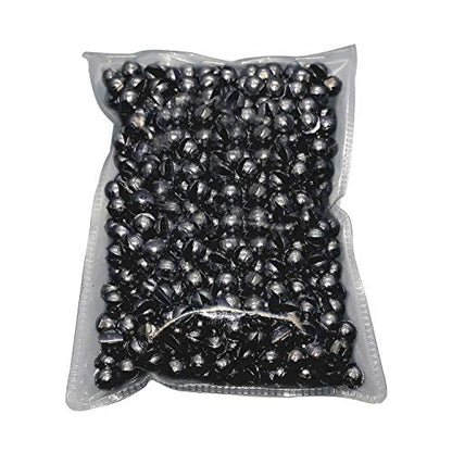 Fishing Sinkers and Weights,Removable Fishing Weights Split Shots Sinkers Carbon - Black 12 Size,Split Shot Fishing Weights - color: 4.2g/0.14oz 100pcs