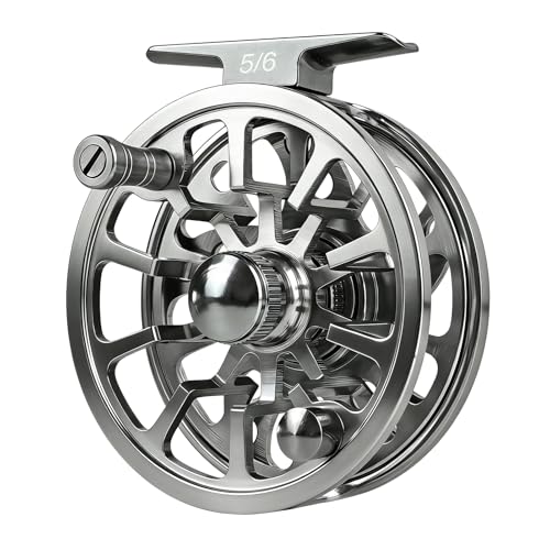 Fly Fishing Reel 2+1BB CNC-machined Aluminum Alloy Lightweight Fly Reel - size: 5/6wt