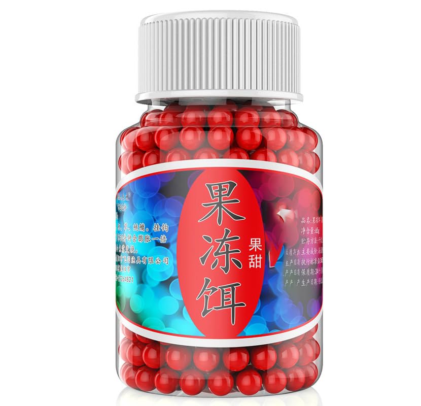 Pack of 1 65g Jelly Lure Fish Food Aquatic Feed Carp Pesca Attractant Flavor String Hook Pill Goods Nutrition Egg Fishy Aroma Soft Bait