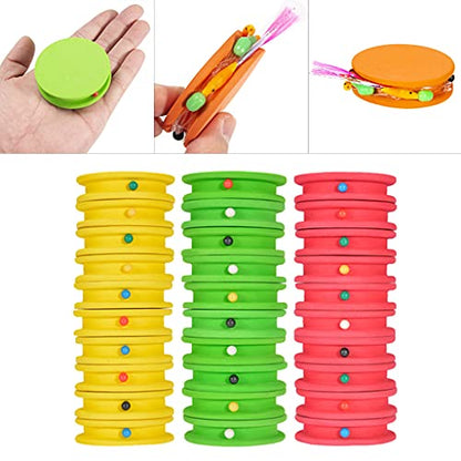10Pcs Fishing Line Storage Rigs Foam Spool for Fly Tippet Holder Organizer Storage Accessories Fishing Winder Spooler Machine Part