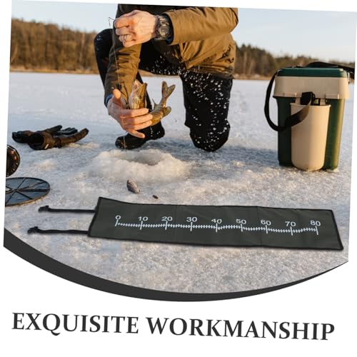 Mikikit Folding Fish Measuring Board: High Precision Fish Ruler Lightweight and Portable Fishing Equipment Waterproof for Carp Fishing
