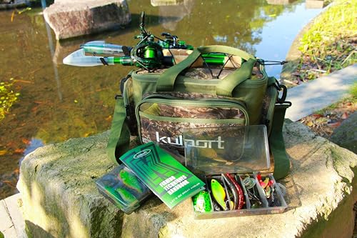 Fishing Shoulder Bag with Tackle Boxes, Fishing Sling Tackle Bag For Fishing Gear Storage With Fishing lures, Fishing pliers, Fish Lip Gripper, Fishing Gifts for Men - color: Tackle Bag with Full Kit