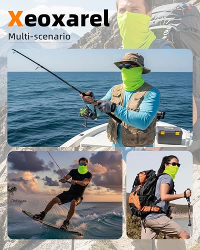 Xeoxarel Neck Gaiter, 7 Pack Cooling UV Protection, Bandana Face Mask Scarf for Men and Women - color: Pink, Neon Yellow, Fluorescent, Purple, Lavender, Light Pink, Light Grey