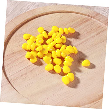 BESPORTBLE 50pcs Artificial Corn Fishing Lures Simulation Floating Baits Sweet Scent for Carp and Bass Fishing Freshwater and for Fishermen
