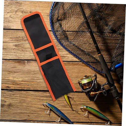 VICASKY Fishing Gear Storage Bag Integrated Tool Pocket Oxford Storage Bag Soft Large Capacity Multi-use