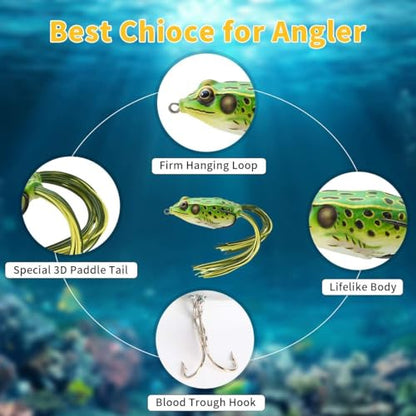 Fishing Lures Freshwater Bait Tackle kit.Tackle Box Including crankbaits topwater Lures,Jigs,Spoons and More Fishing Gear Set.Suitable for Bass Trout Salmon. - color: B234PCS