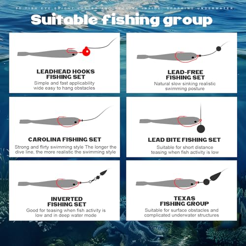 VioraWhite 100 Pcs Plastic Soft Fishing Lure Fishing Baits Paddle Tail Lifelike Swim Baits Tackle Soft Plastic Swimbaits for Saltwater and Freshwater Bass Crappie Trout Walleye Lures