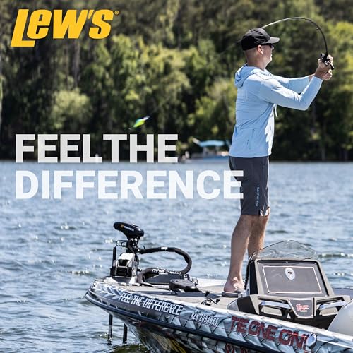 Lew's Hypersonic Spinning Reel and Fishing Rod Combo, IM6 Graphite Rod with Fast Action, 3+1 Bearings, 5.1:1 Gear Ratio, Speed Lube - size: 6'0"