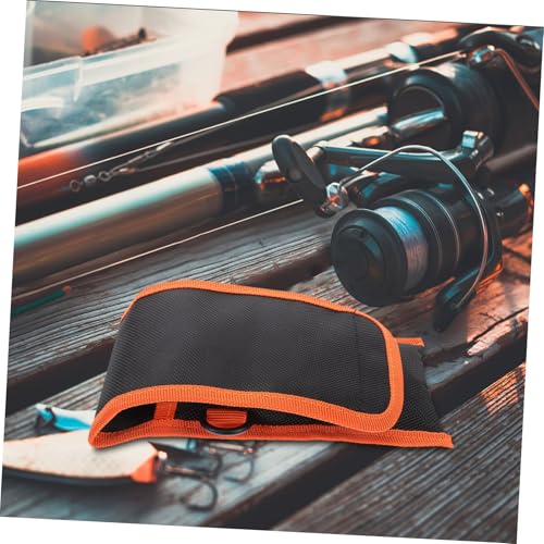 Large Oxford Fishing Gear Bag with Integrated Pliers Pocket Multi-function Tackle Organizer for Surf Beach Saltwater Anglers Outdoor Storage