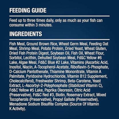 Tetra Pond Flakes Complete Nutrition for Smaller Pond Fish, Goldfish and Koi Fish, 2.2 Pounds - size: 2.2 Pound (Pack of 1), style: Original