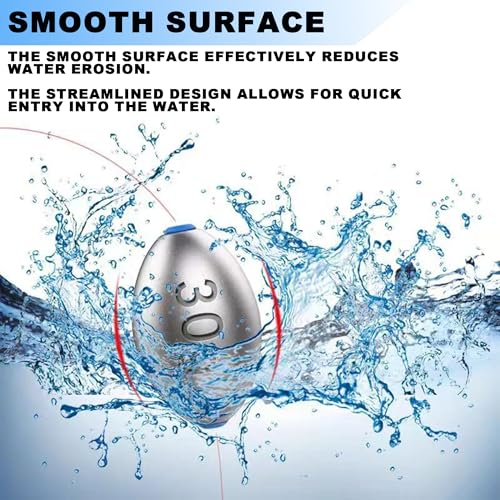 Egg Sinkers Fishing Weights – Lead Oval Sliding Sinkers for Catfish, Bass & Surf Fishing, No-Snag Smooth Hole Design, Heavy Fishing Weights for Bottom Rigs in Lakes, Rivers & Beach - style: 10g-20pcs