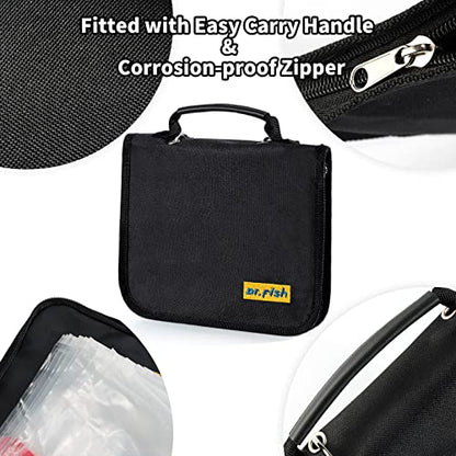 Dr.Fish Soft Bait Binder with Lure Binder Bag Lure Cover Bag Waterproof Tacke Storage Organizer