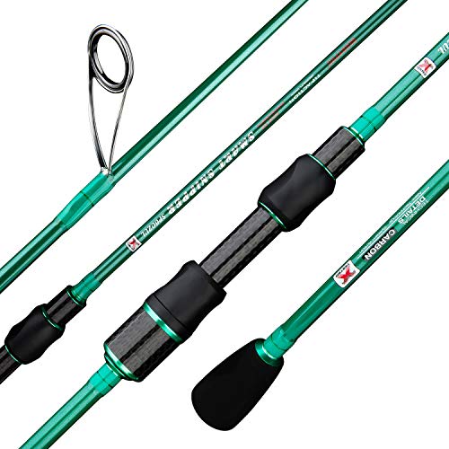 BERRYPRO Ultralight Fishing Rod Travel Spinning Rod with Solid Carbon Tip - style: 6'-ultra Light-2pc
