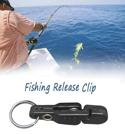 Heavy Tension Snap Release Clips for Weight Planer Board Kites Downrigger Trolling Fishing - color: black 10pcs