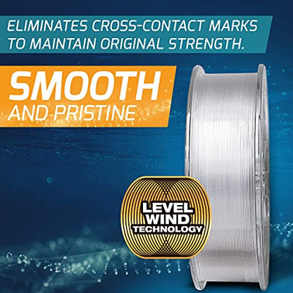 Seaguar Blue Label Fishing Leader Line for Saltwater, 100% Fluorocarbon, Clear, Multiple Sizes - size: 40lbs/25yds