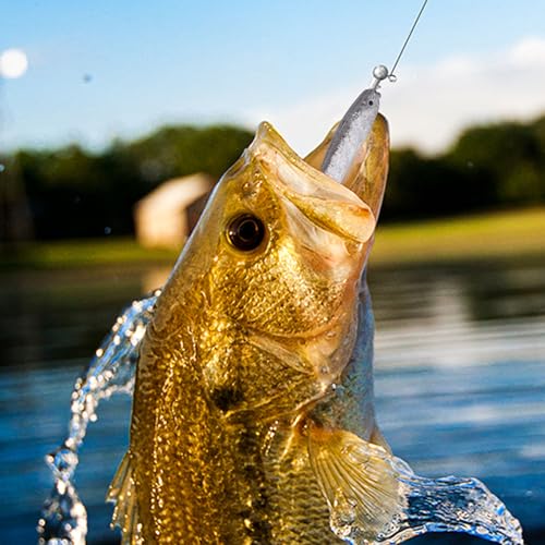 30 Pcs Plastic Soft Fishing Lures Silver Lifelike Forked Tail Minnow Crappie Fishing Swim Baits Tackle Lure for Saltwater Freshwater Bass Walleye Trout Chub Rockfish