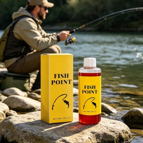 100ml Concentrated Fish Point Liquid, Fast-Acting Fishing Attractant, Improves Bite Response, Red Worm Liquid, Fishing Scent Enhancer for Trout, Panfish, Freshwater and More - size: 2 pcs