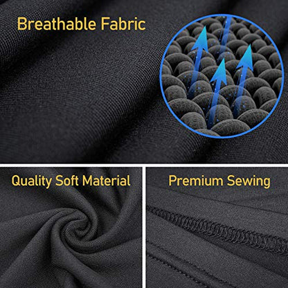 TICONN Neck Gaiter Face Cover Scarf, Neck Warmer Breathable Sun & Wind-proof for Skiing Fishing Hiking Cycling - color: Heather Black-2pk, style: Quick Dry