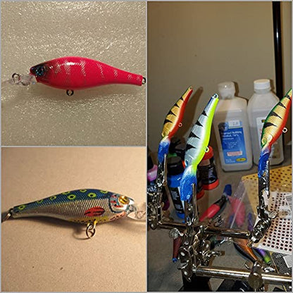 10 Blank Unpainted Minnow Crankbait Topwater Lipless Jerkbait Fishing Lures V3 - color: UPM515P10