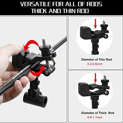 PLUSINNO Fishing Line Spooler For Fishing Reels, Fishing Gear And Equipment Gift For men With Unwinding Function Versatile for Thick & Thin Rods, Works with Spinning Reel, Cast Reel Without Line Twist - style: Fishing Rod Clamp Spooler
