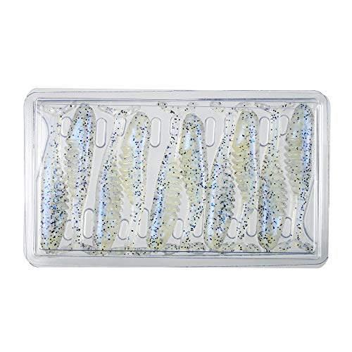 Bobby Garland Slab Hunt'R Soft Plastic Crappie Fishing Lure, 2.25 Inches, Pack of 10 - color: Monkey Milk