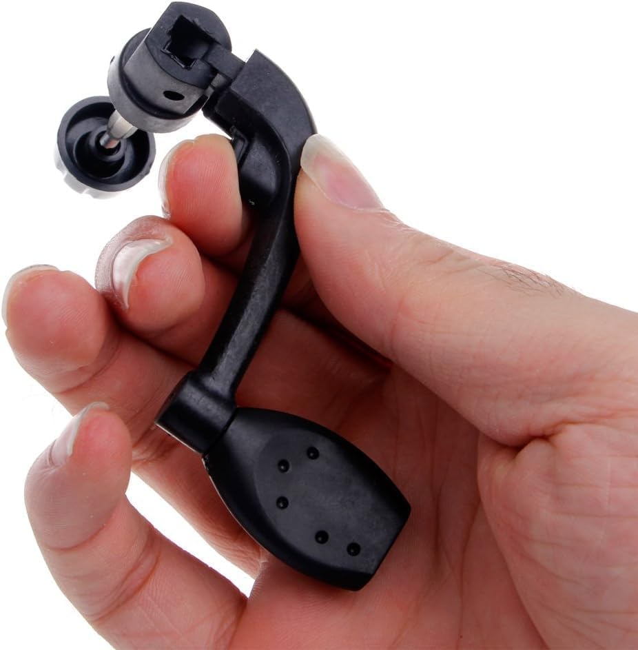 Black Handle Fishing Reels, Universal Plastic Power Handle Fishing Reels Crank Rock Arm Spinning Wheel Grasp, Replacement Fishing Reel Handles, Fishing Reel Replacement Parts