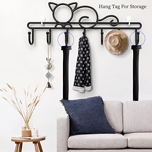 Witwatia Fishing Rod Cover, 7 Pack Fishing Rod Sleeve Socks Pole Glove Protector Cover with Lanyard for Fly, Spinning, Casting, Sea Fishing Rod Accessories Tools(Black)