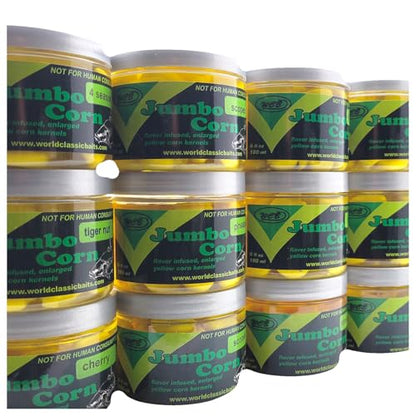 WCB Carp Baits - Flavored Jumbo Corn Bait - Ideal for Carp Fishing - style: Flavor: Sweet Corn
