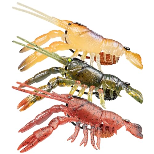 TRUSCEND Duramax Pre-Rigged Saltwater Fishing Lures with BKK Jig Hooks, Easy Catch 10X Tear-Resistant TPE Soft Swimbait for Redfish Grouper Striper Bass Trout Crappie Walleye, Weedless Freshwater Bait - color: B-2.5"-0.45oz