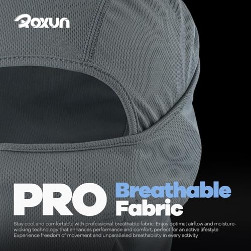 ROXUN Ski Mask Balaclava, Motorcycle Summer Cooling Breathable UV Protector - color: One Navy Blue