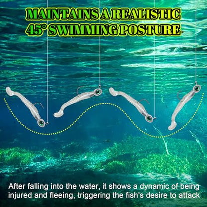 3D Fish Eye Jig Heads, 5 Colors with Lifelike Eyes, Multi Weights, Barbed Fishing Hooks for Walleye Bass Crappie - size: 3.5g(1/8oz)-50pcs