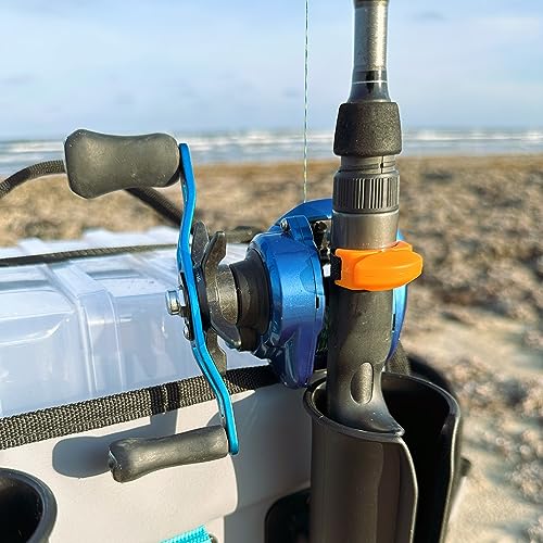 Line Cutterz Rust-Free Patented Ceramic Blade Ring Quick Fishing Line Cutter - color: Blaze Orange, size: Adjustable, style: Single