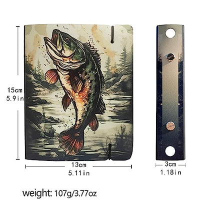 Fishing Lure Bag Binder, Soft Plastic Bait Storage Binder, Saltwater Resistant Tackle Bag with 9 Pocket Sleeves, Organize Storage Lines, Hooks, Sinkers, Rigs, Jigs Bait Bags for Fishing